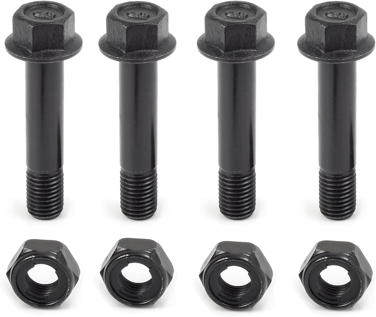 2 Pcs Front Left Right Shocks Absorber Spring & Bolt lock Nut Compatible with Yamaha Banshee 350 YFZ350 1987-2006 3GG-23350-20-36 90105-10388-00