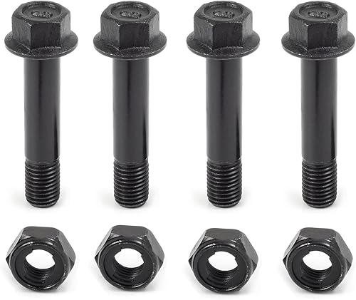 Miniatura 5 de 2 piezas de resorte amortiguador delantero izquierdo derecho y tuerca de bloqueo de perno compatible con Yamaha Banshee 350 YFZ350 1987-2006