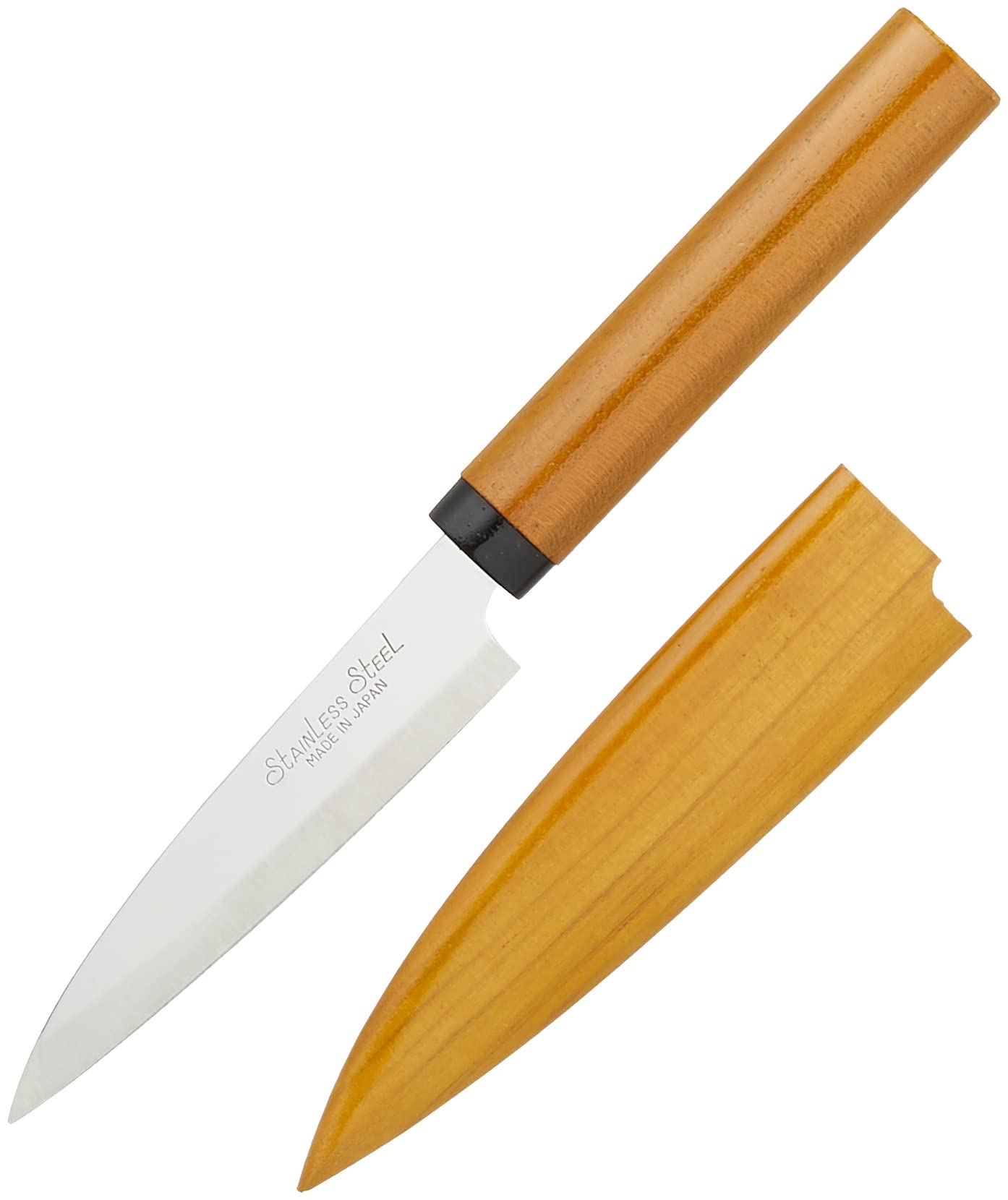 Amazon｜関兼常 桜鞘 尖 フルーツナイフ 桜柄 93mm KC-073｜ペティ
