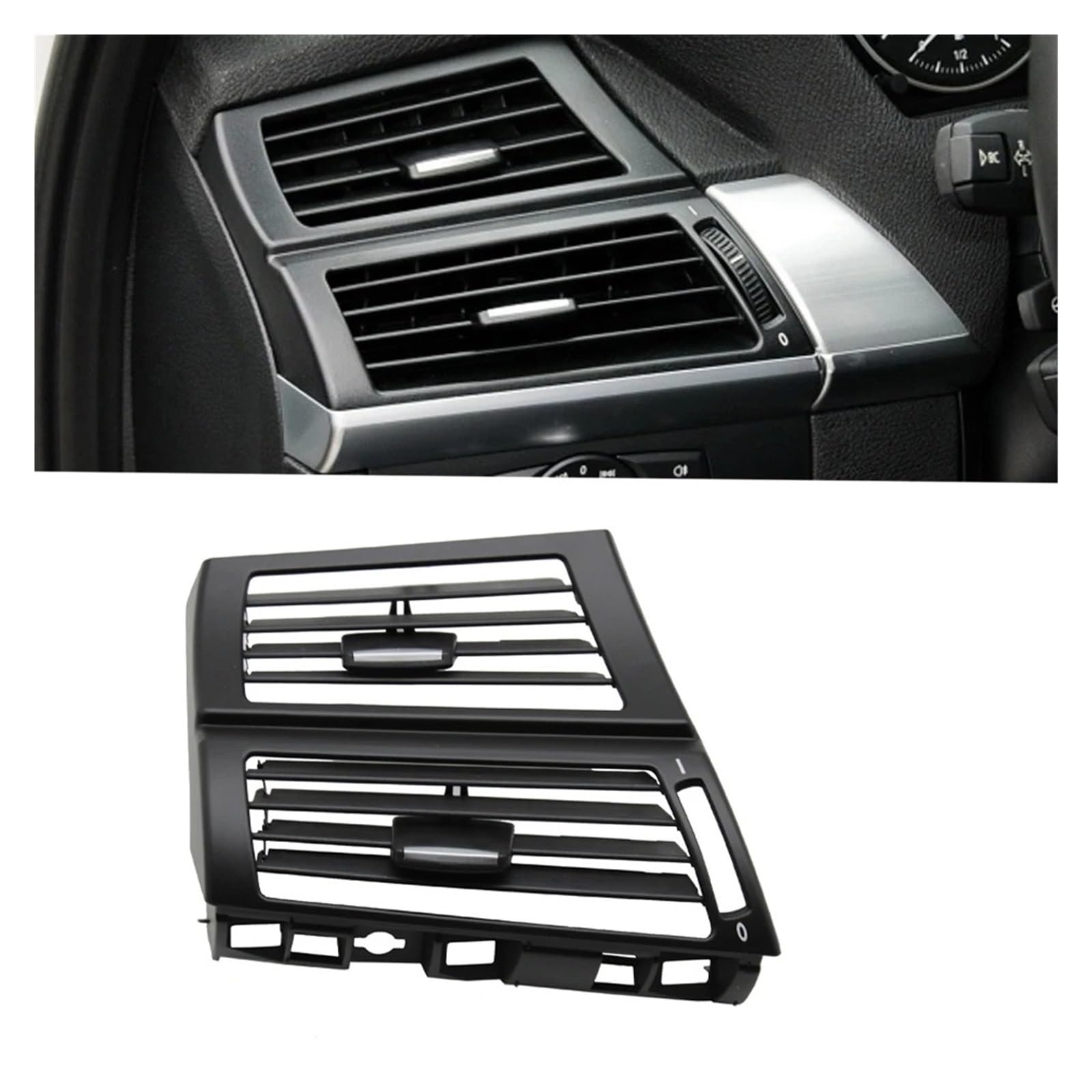 Grille d'aération de rechange pour BMW X5 X6 E70 E71 E72 ventilation console centrale - 3