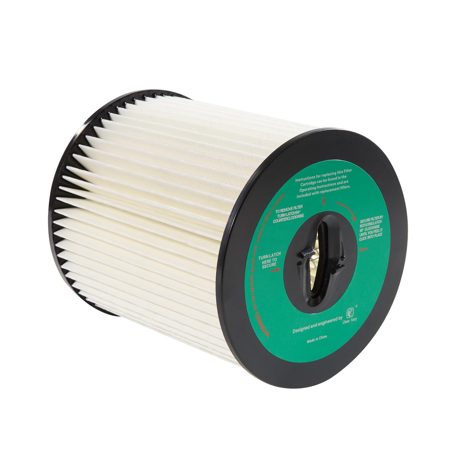 CF Clean Fairy Vacuum Cleaner Filter Replacement for Dirt Devil CV2000 series 7-Inch Central Vac Filter 8106-01 For Vacuflo Tcs-5525 Royal CS400 CS620