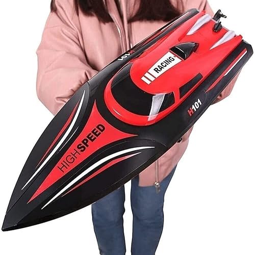 Barco de carreras a control remoto para adultos, función de corrección automática, barco RC grande de 2.4 G, barco de control remoto inalámbrico