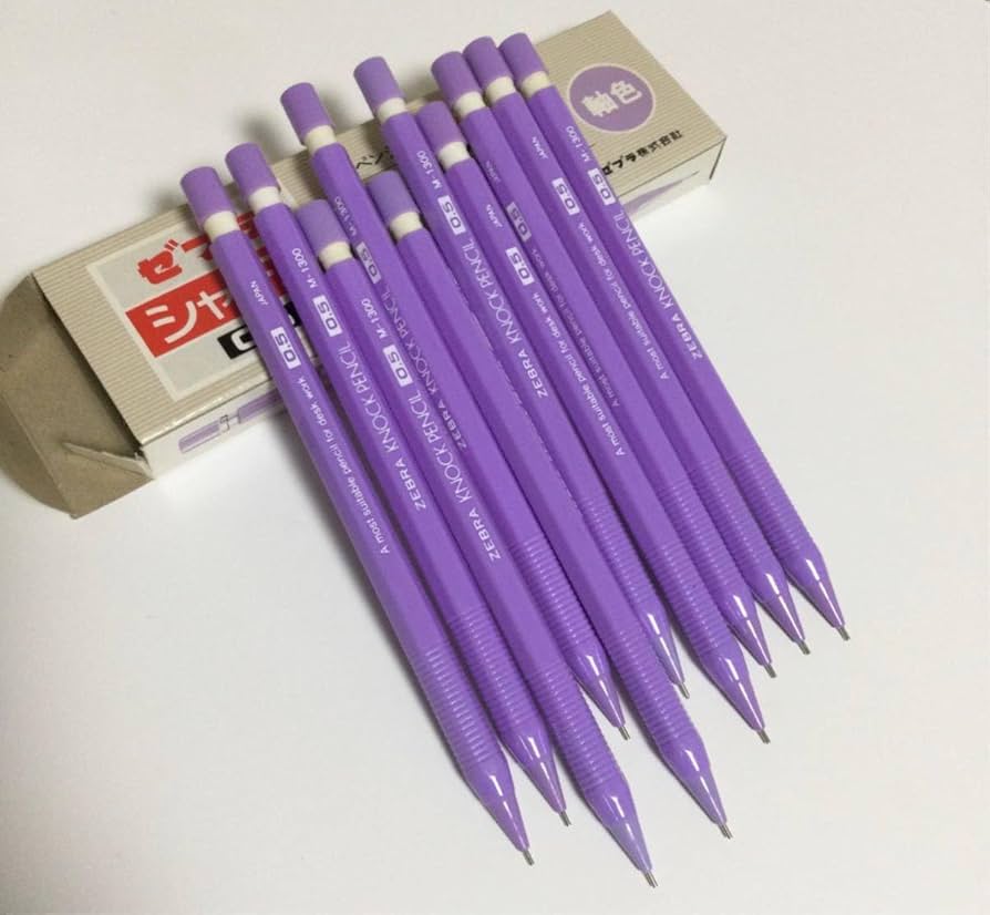 Amazon.co.jp: レア色レトロ ZEBRA KNOCK PENCIL M1300 ゼブラ