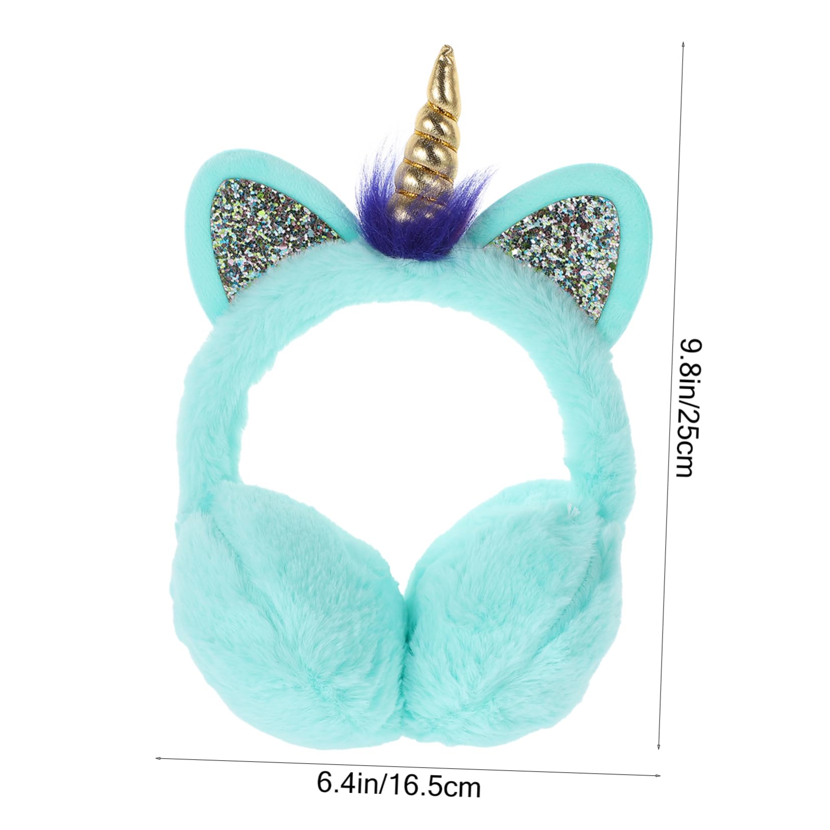 PartyKindom Unicorn Ear Mask Earmuff Earmuff Warmers Ear Muffs Fluffy Warmer Christmas Plush Plush