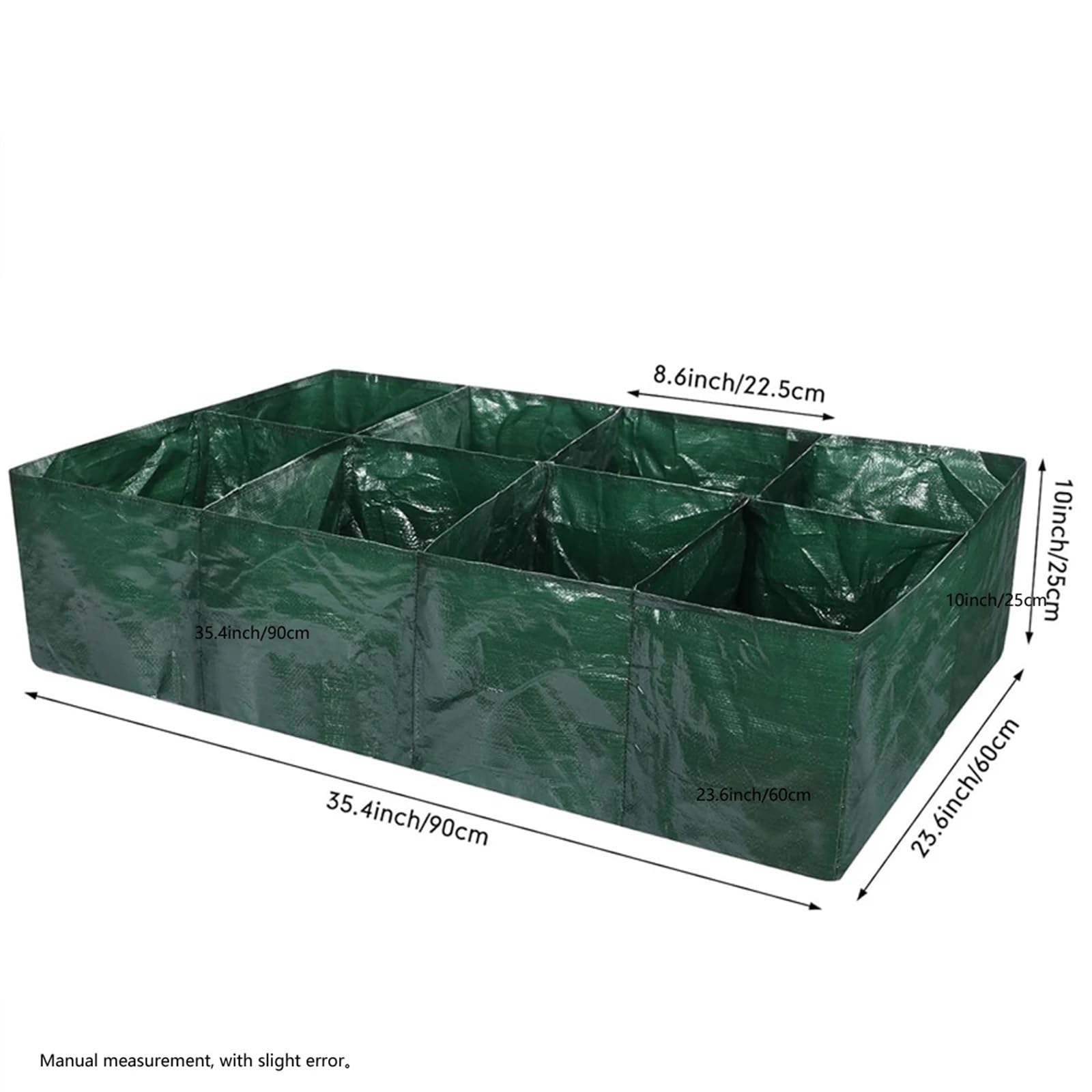 Bolsa for Cultivo de Plantas, maceteros Grandes for Exteriores, balcón, Invernadero, jardín, Accesorios jardinería, Bolsas for Plantar, Herramientas, 2 uds(84Grids)