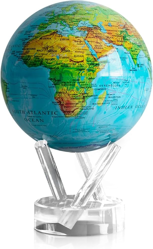 Amazon.co.jp: MOVA グローブ l 地球儀 l グローブ ブルー 地球 4.5