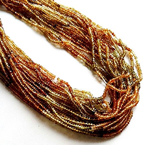 Perles tourmaline multicolore LKBEADS 2mm pour créer vos bijoux d'été bohèmes et chics