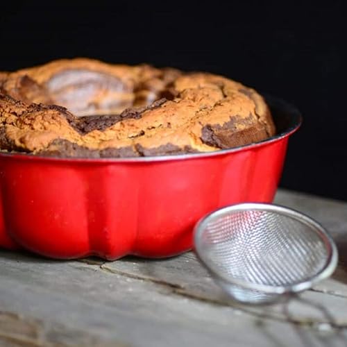 Miniatura 6 de Molde para tartas, moldes de tubo acanalado de 10 pulgadas para hornear, utensilios antiadherentes para hornear bávaros, brownie, gelatina, flan,