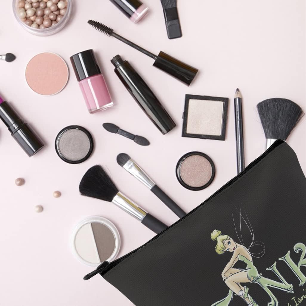 TSOTMO Fairytale Fans Makeup Bag Tink Being Perfect Isn’s Easy Bag Movie Merchandise Makeup Bag (TINK Being) - Image 5