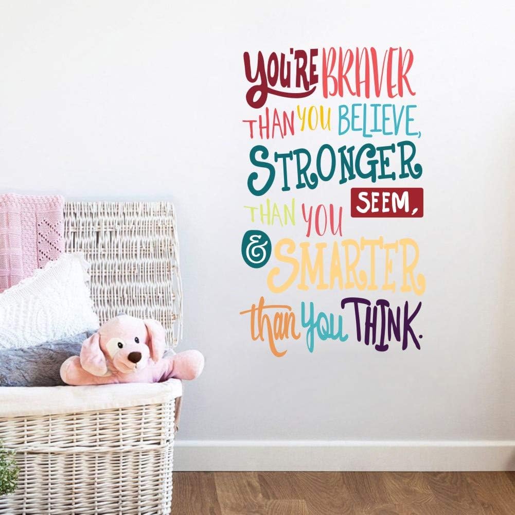 Colorful Inspirational Quotes Wall Decals Classroom Wall