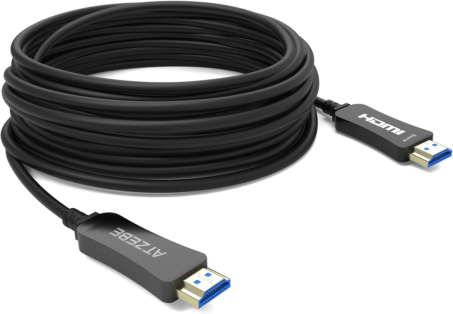 4K Fiber Optic HDMI Cable 100 ft, HDMI 2.0, 18Gbps, Supports 4K@60Hz, 4:4:4/4:2:2/4:2:0, HDR10, Dolby Vision, HDCP2.2, ARC, 3D, Slim and Flexible,for Apple-TV Xbox PS4 TV Monitor Laptop