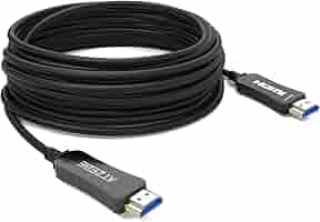 ATZEBE 光ファイバーHDMI ケーブル 20m 2本 Amazon | TZEBE 光ファイバーHDMI ケーブル 20m、プレミアムHDMI