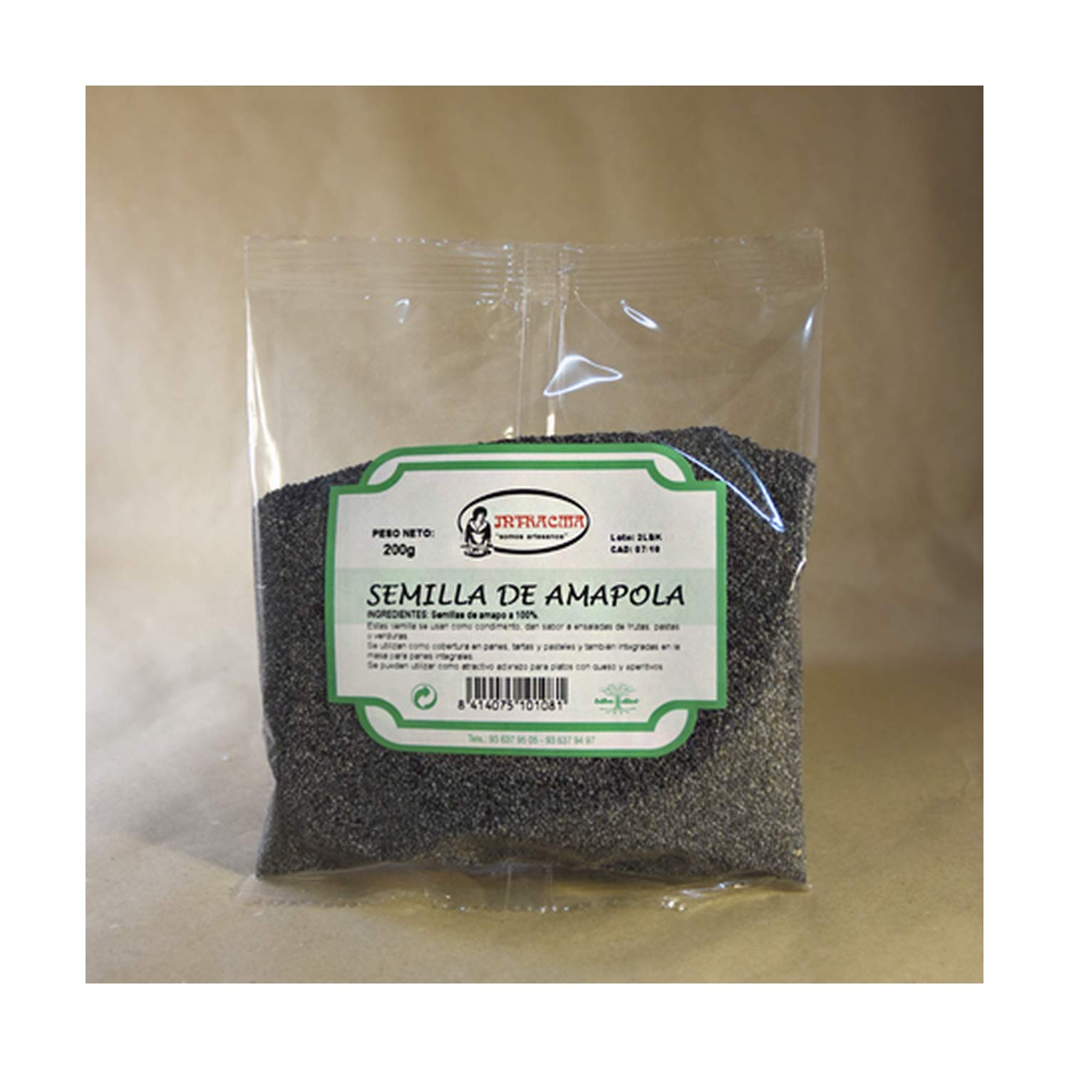 Semillas de Amapola 200 gr Intracma