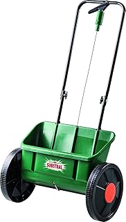 Substral EvenGreen Kastenstreuwagen, Streuwagen mit großen Rädern zum Ausbringen von Dünger, Samen, Kalk und Sand, 1 St.