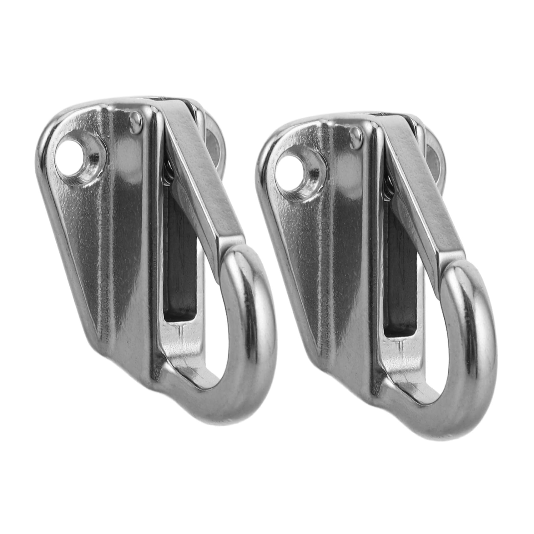 KOMBIUDA Industrial Grade Marine Hooks Stainless Steel Spring Clips for Easy Install Storage