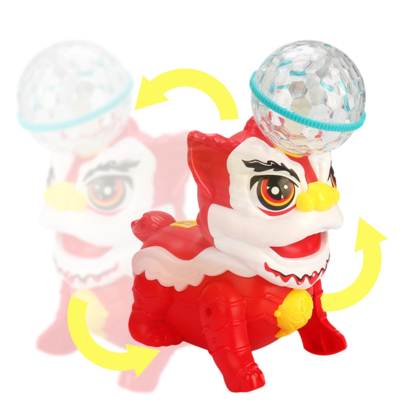 Amazon.co.jp: 中国の踊る獅子のおもちゃ、電動獅子舞のおもちゃ