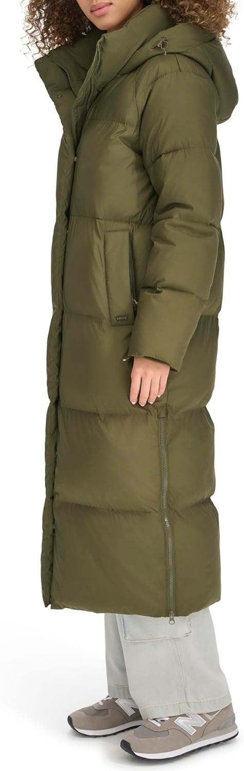 Levi's Women's Cloud Puff Hooded Extra Long Puffer Jacket - Image 2