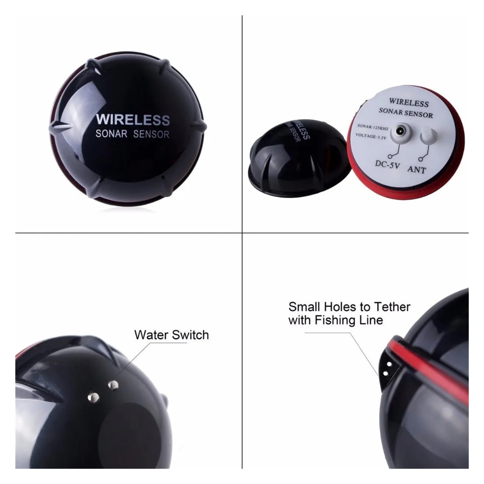 Ecoscandaglio, Ecoscandaglio con sensore sonar wireless per la pesca