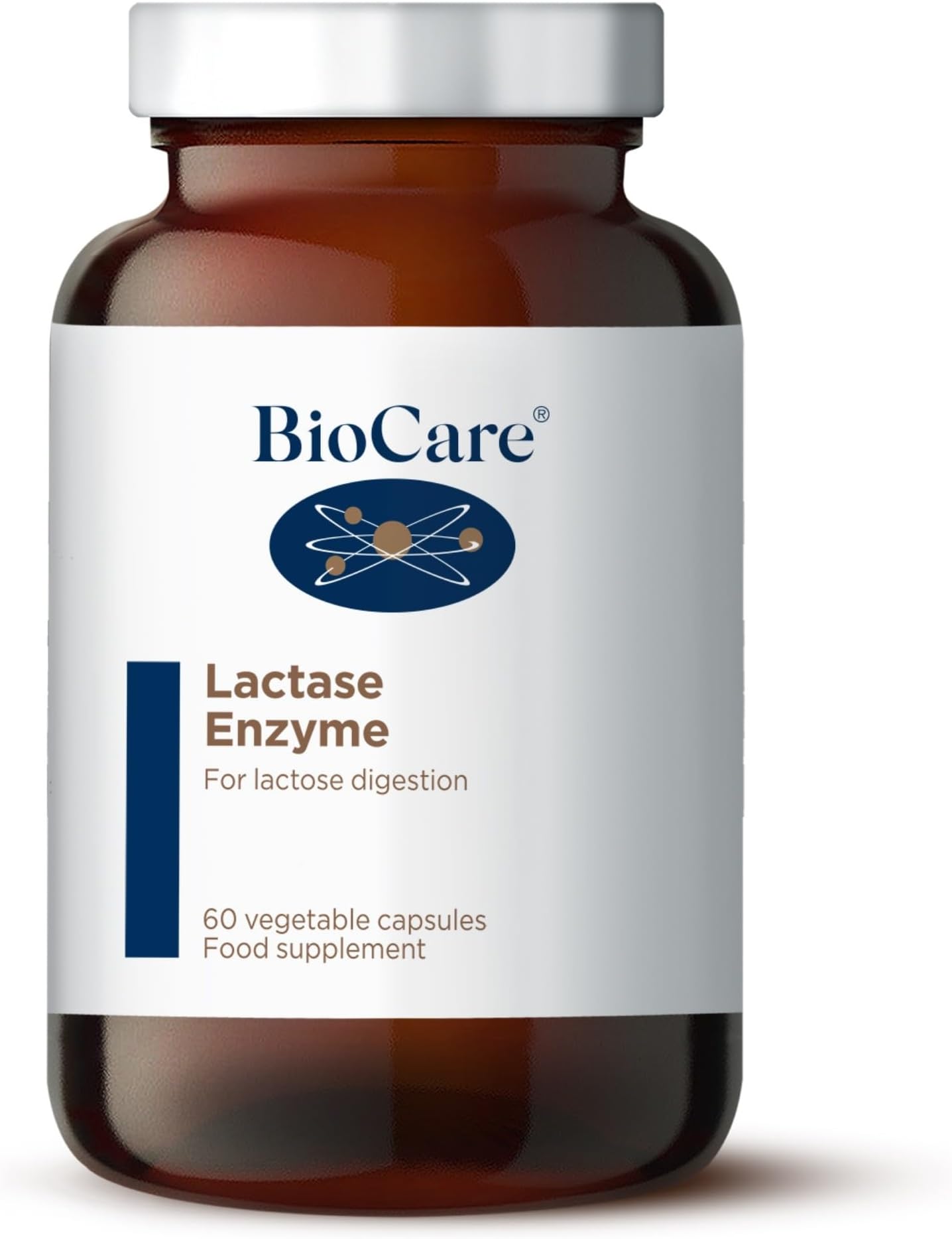 Lactase Enzyme - High Potency Capsules for Improved Lactose Digestion - Suitable for Vegetarians & Vegans - 60 Capsules