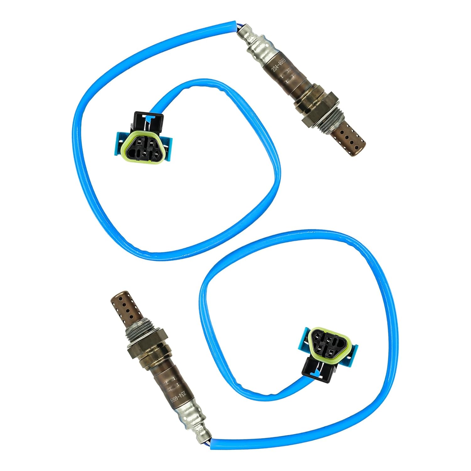 2Pcs Upstream Oxygen Sensor 234-4669 Compatible with Chevy Silverado 1500 2500 3500 HD GMC Sierra Yukon XL Cadillac Escalade 6.0L 8.1L Heated O2 Sensor (2Pcs 234-4669)