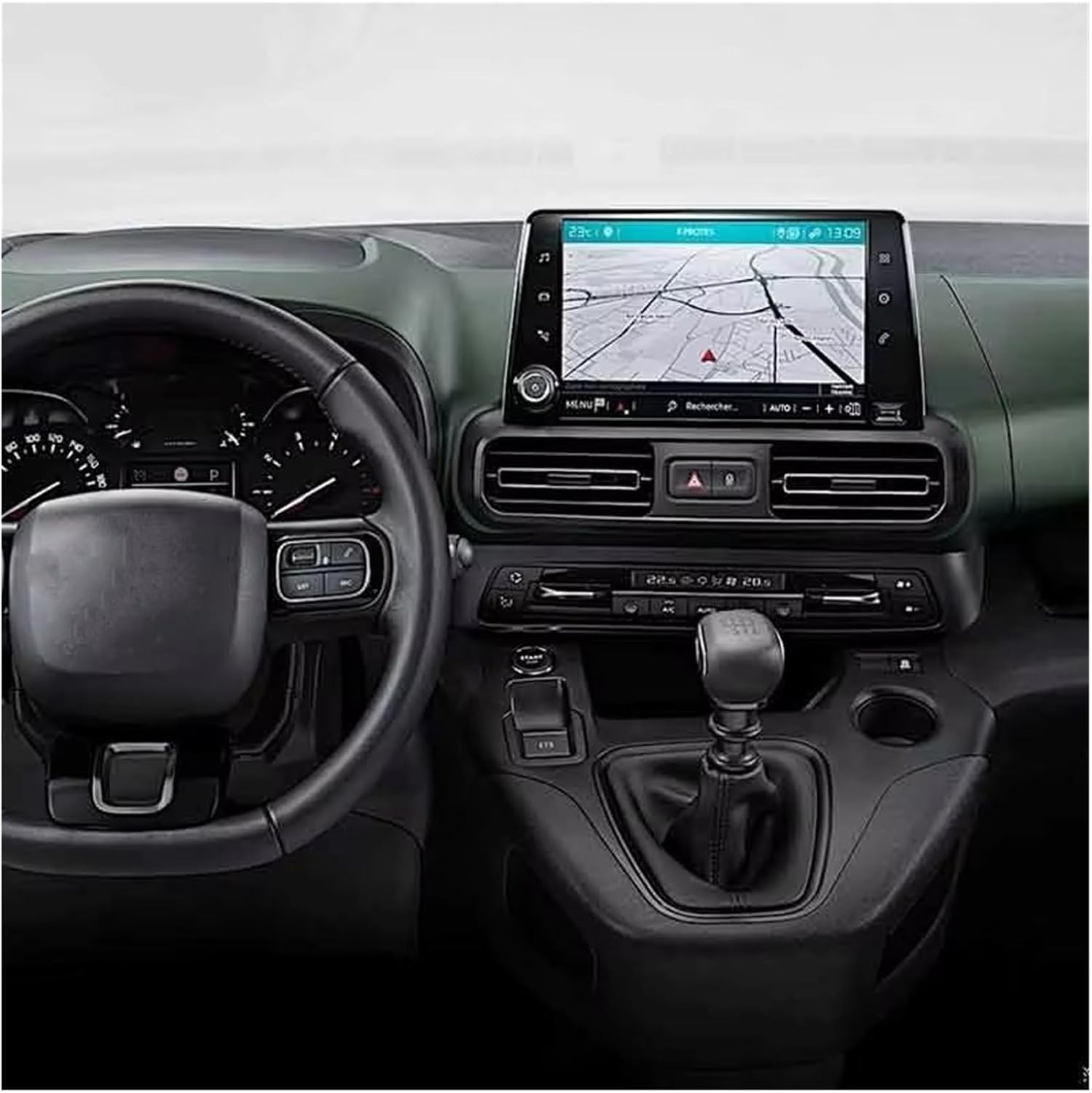 コックピットスクリーンプロテクター シトロエン用 ベルリンゴ用 2019 カーラジオ GPS ナビゲーション スクリーン プロテクタ