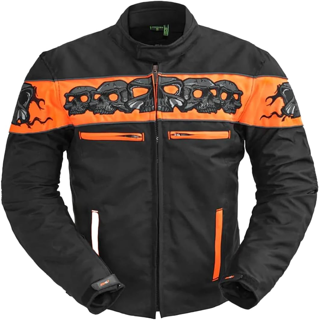 First Mfg Co - Immortal - Men's Motorcycle Biker Riding Cordura Jacket
