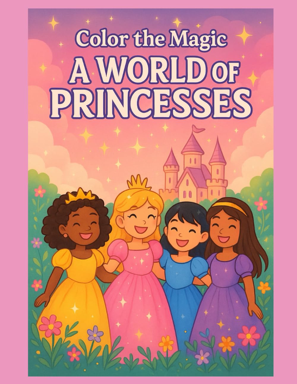 Color the Magic: A World of Princesses