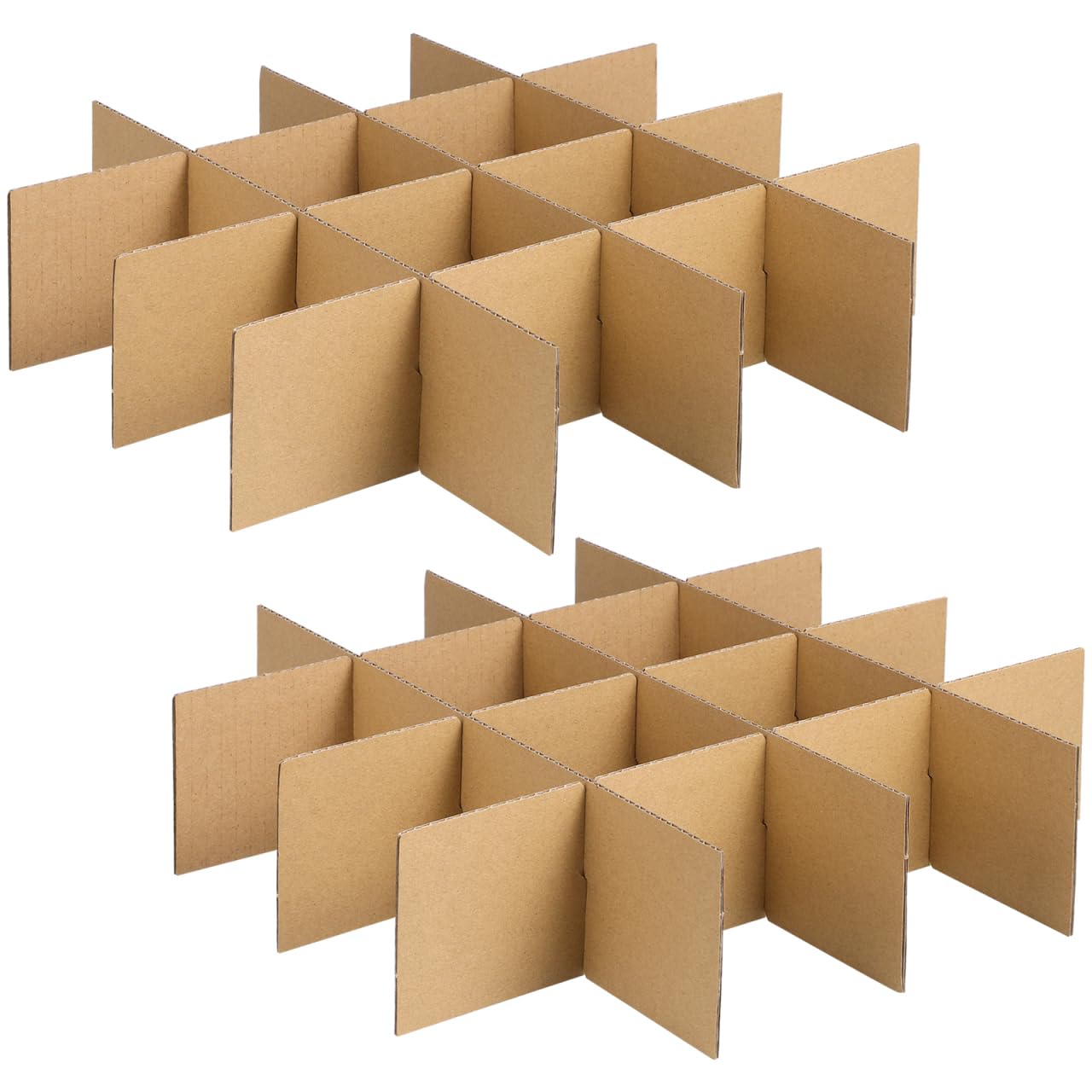 12pcs Moving Box Glasses Packing Divider Cardboard Box Dividers for Kitchen Dish Shipping Packaging Wine Glassware Home Tidy Closet Stationary Socks Underwear Scarves