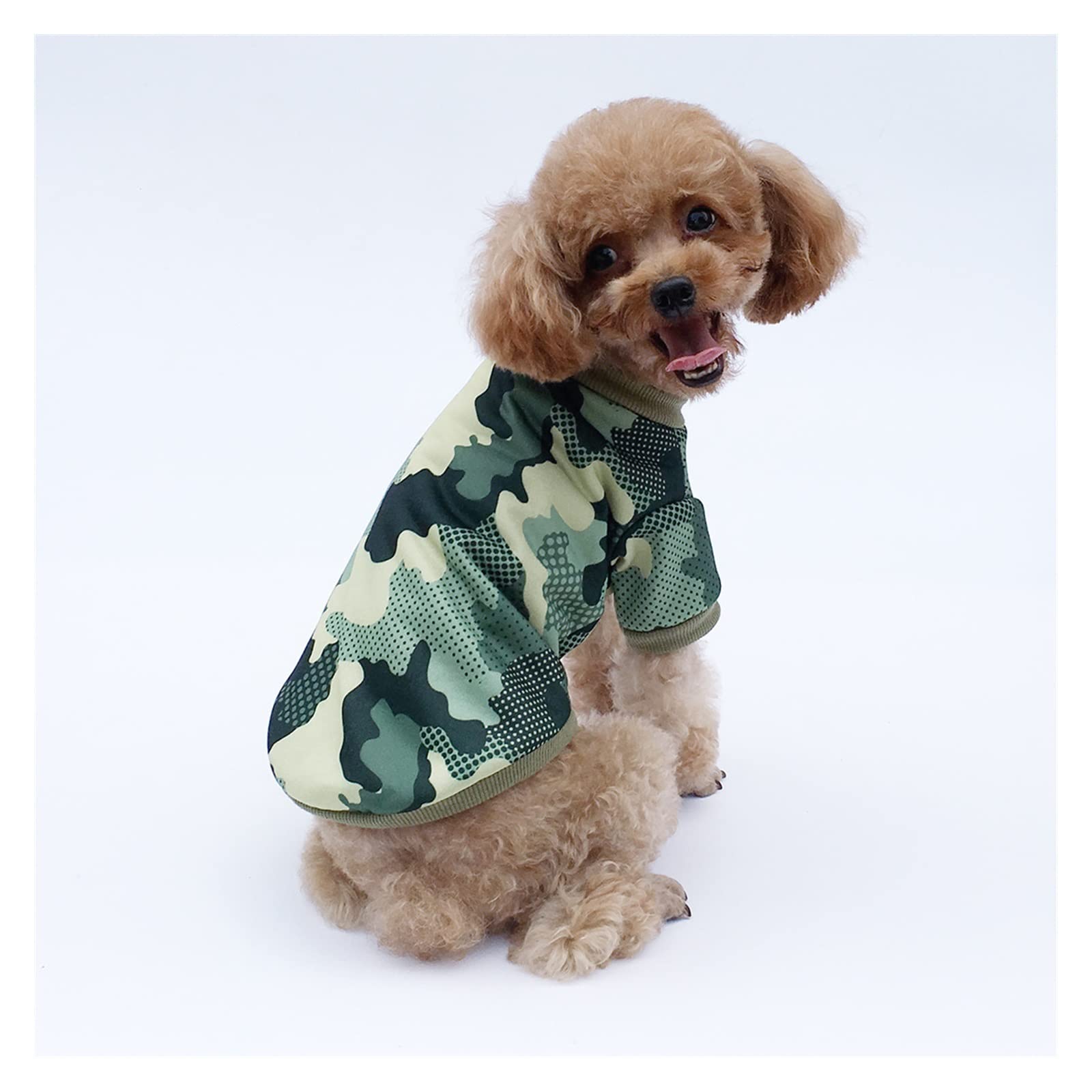 Kikbax Vestiti della Maglietta del Cane Maglietta Traspirante della Maglia del Cucciolo Vestiti dell'animale Domestico (Color : Black, Size : L)