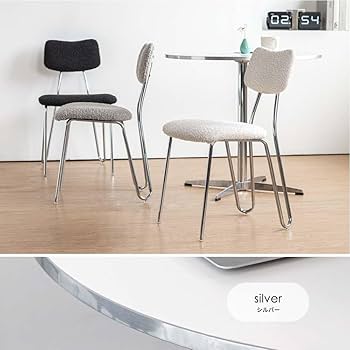 Amazon｜smoo カフェテーブル 円形 直径80cm ダイニングテーブル