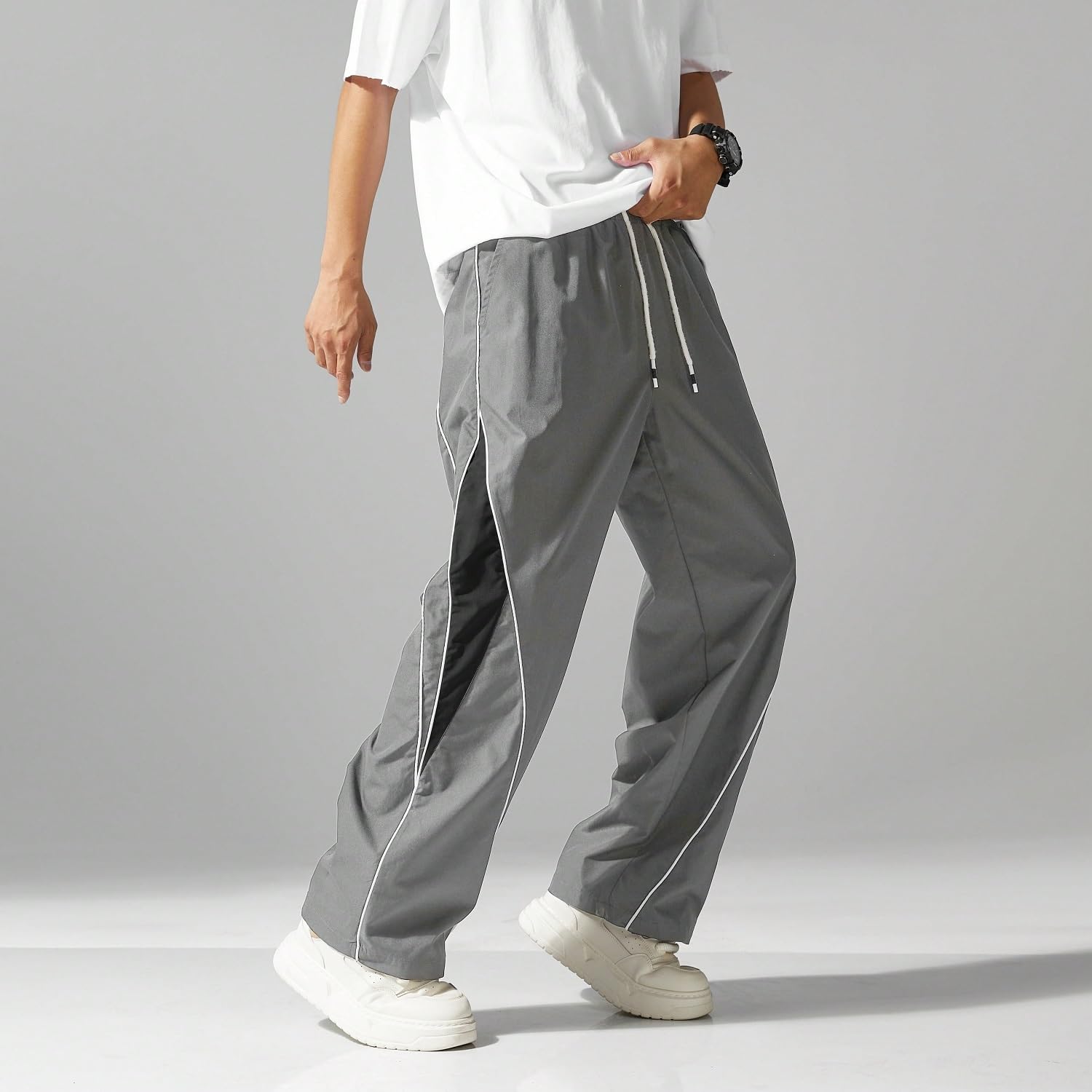 Lymio TP-79-82 - Pantalones deportivos para hombre con aspecto elegante