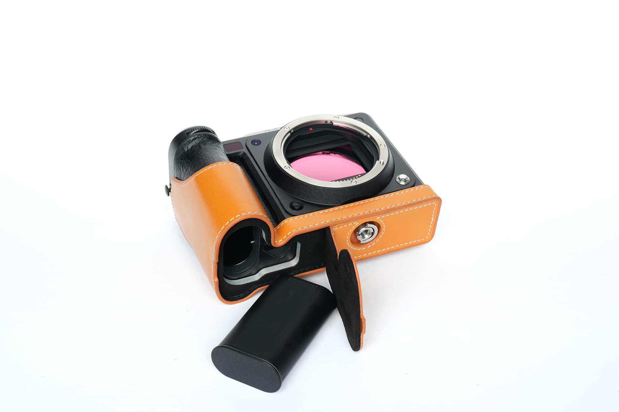 Amazon | Hasselblad X2D II 100C用ハンドメイド本革ハーフカメラ
