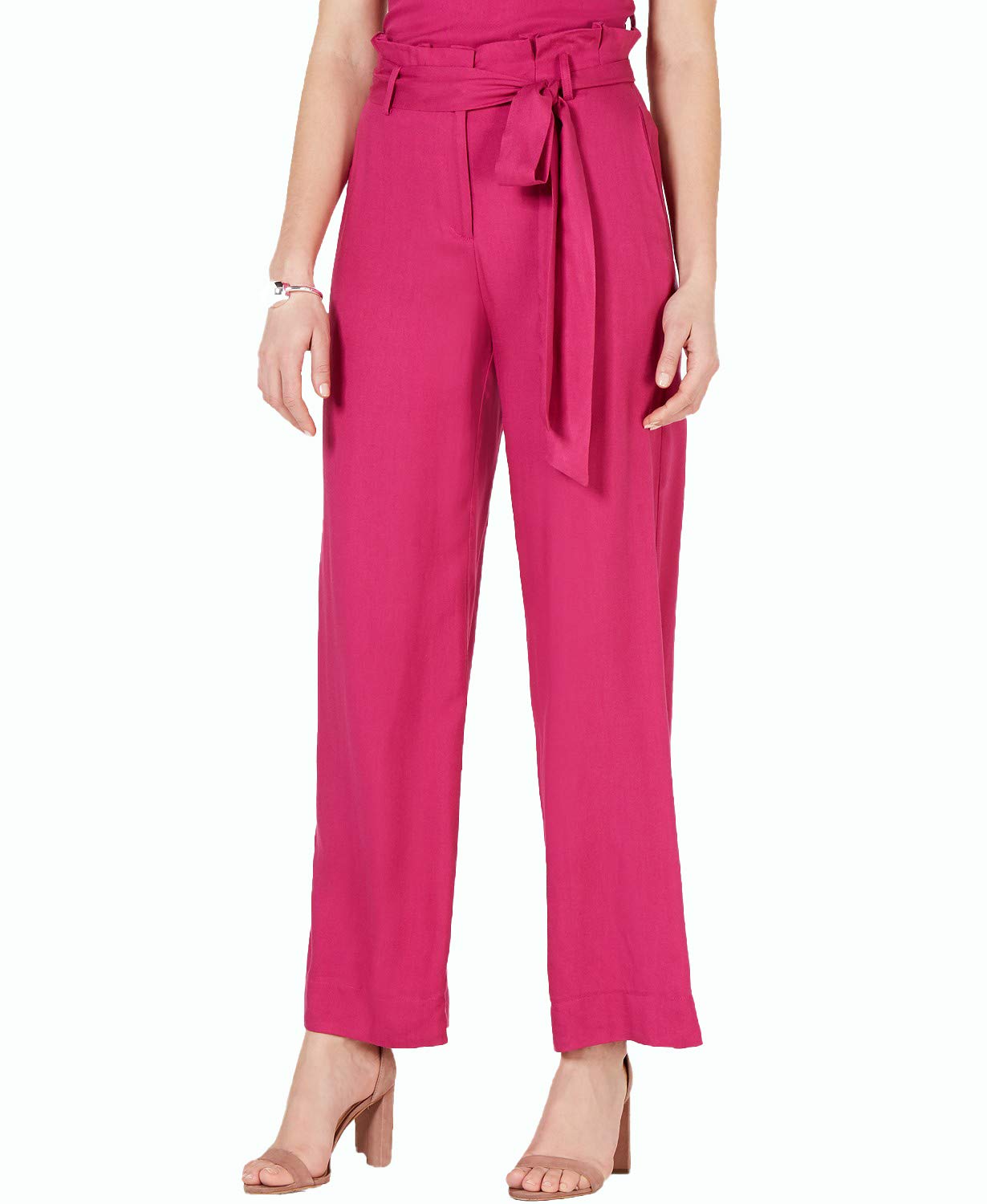 Grace Paperbag Pants Fuschia XS