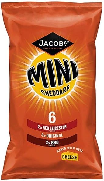 Jacobs Jacobs Mini Cheddars 6 x 25 G - Jacobs Mini Cheddars Variety 0.2 x 0.9 oz 6 x 25 g
