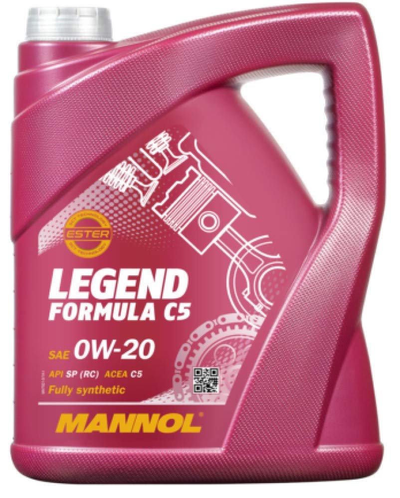 Mannol Legend Formula C5 0W20 C5 Fully Synthetic Ester Engine Oil, RBS0-2AE, 5 litres