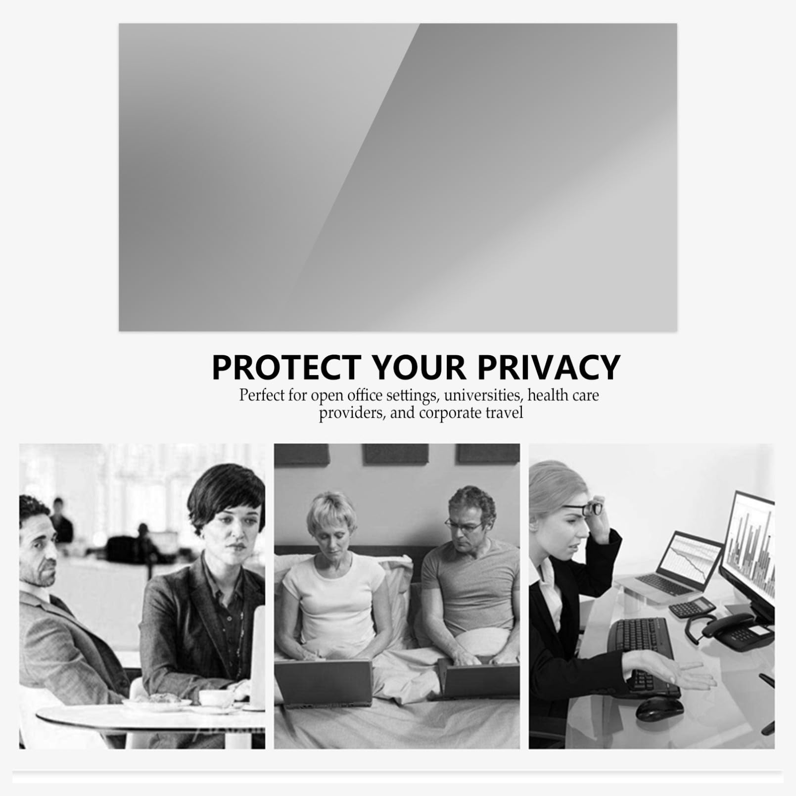 Uonlytech Pellicola Protettiva per Schermo per Notebook - Accessorio per Computer Peeping Film Facile da Installare