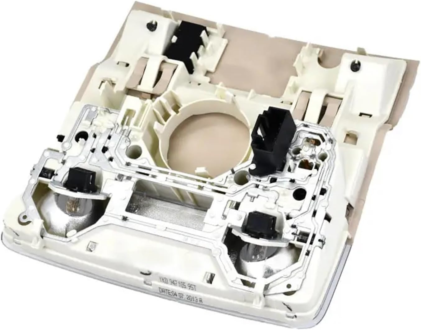 Dome Light Front Ceiling Lamp Reading Light Interior Roof Lamp Compatible with VW Golf 5 6/ Tiguan Passat B6 Compatible with Skoda/Yeti Superb/Octavia(5 Wires Silver Only Right)