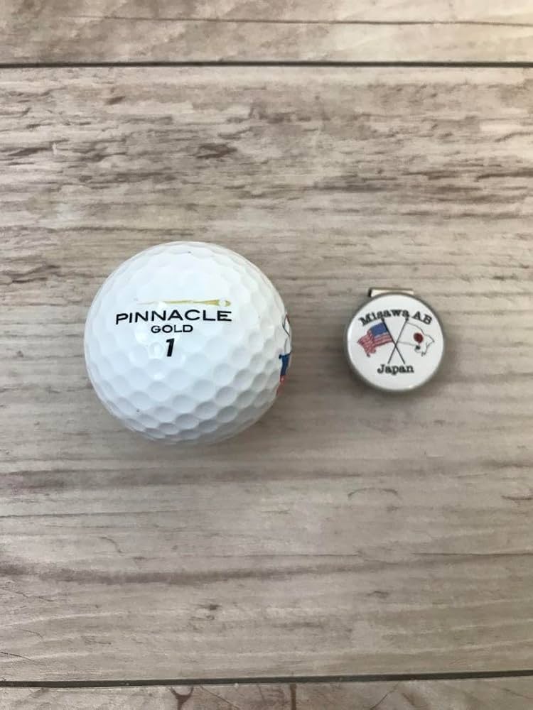 Amazon.co.jp: 米軍三沢基地ゴルフ場限定 ゴルフボール マーカー 品