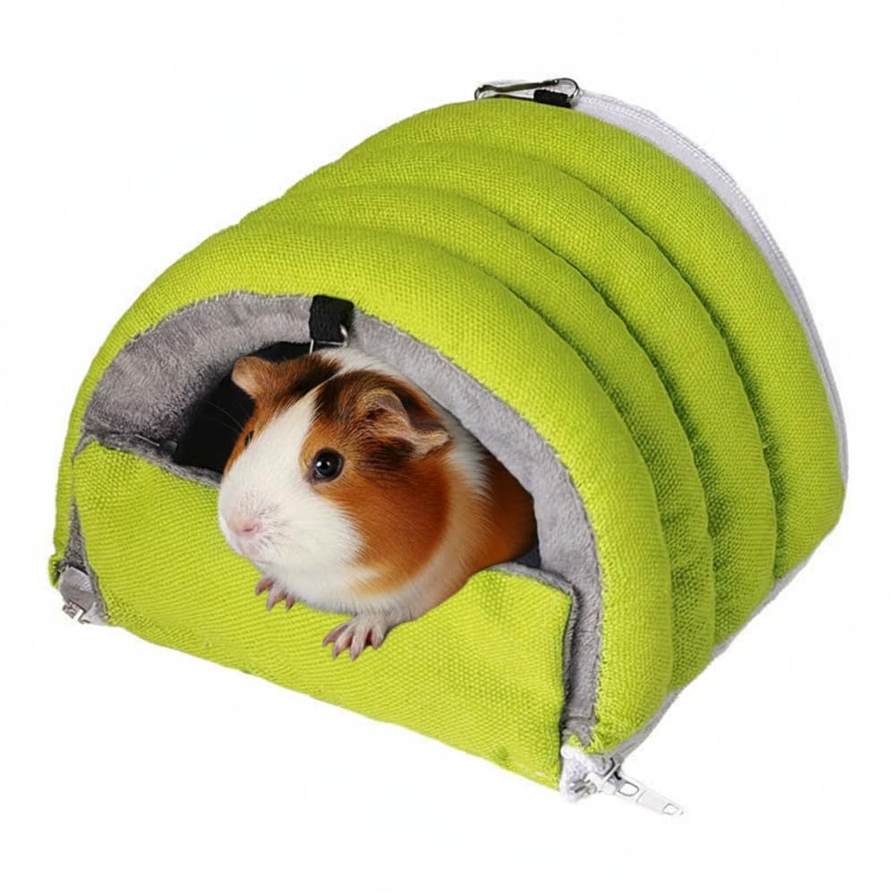 DONGKER Guinea Pig Hideout,Washable Rabbit Bed for Hamsters Dwarf Rabbits Chinchillas, Ferrets Hedgehogs Bearded Dragons Rats and Other Small Animals