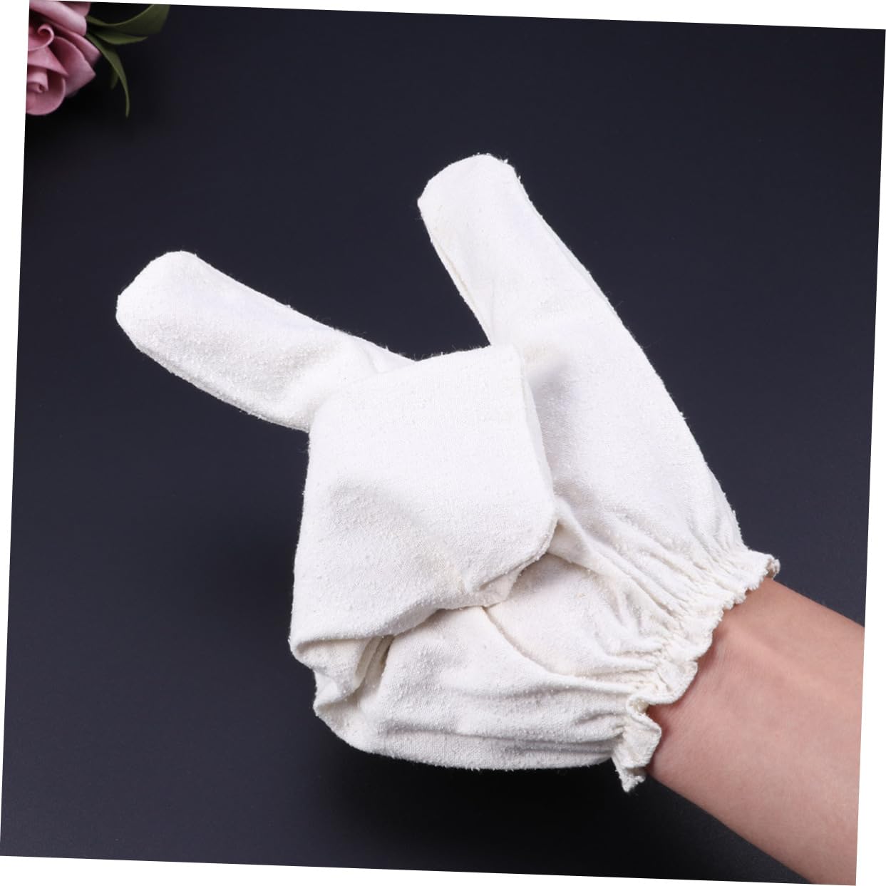 FRCOLOR 3piezas Guantes Exfoliantes De De Seda Para Masaje y Exfoliación Para Baños Relajantes y Cuidado