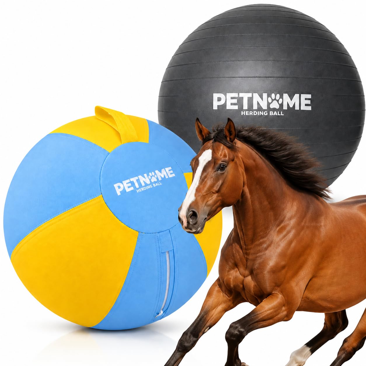25 Inch Herding Ball for Horse &amp; Dog, Horse Toy Ball Anti-Puncture