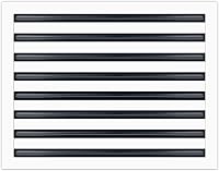 Vista 13 de BUILDMART - Cubierta de ventilación de CA moderna de 16 x 16 - Ventilación de aire blanca decorativa - Difusor de ranura lineal estándar - Rejilla