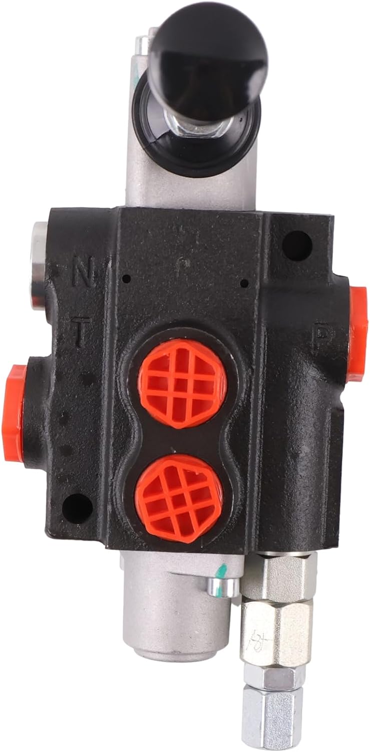 Solarhome 11 GPM 1 Spool Hydraulic Directional Control Valve 3600 PSI Adjustable BSPP Ports Compatible with Tractors Loaders Tanks