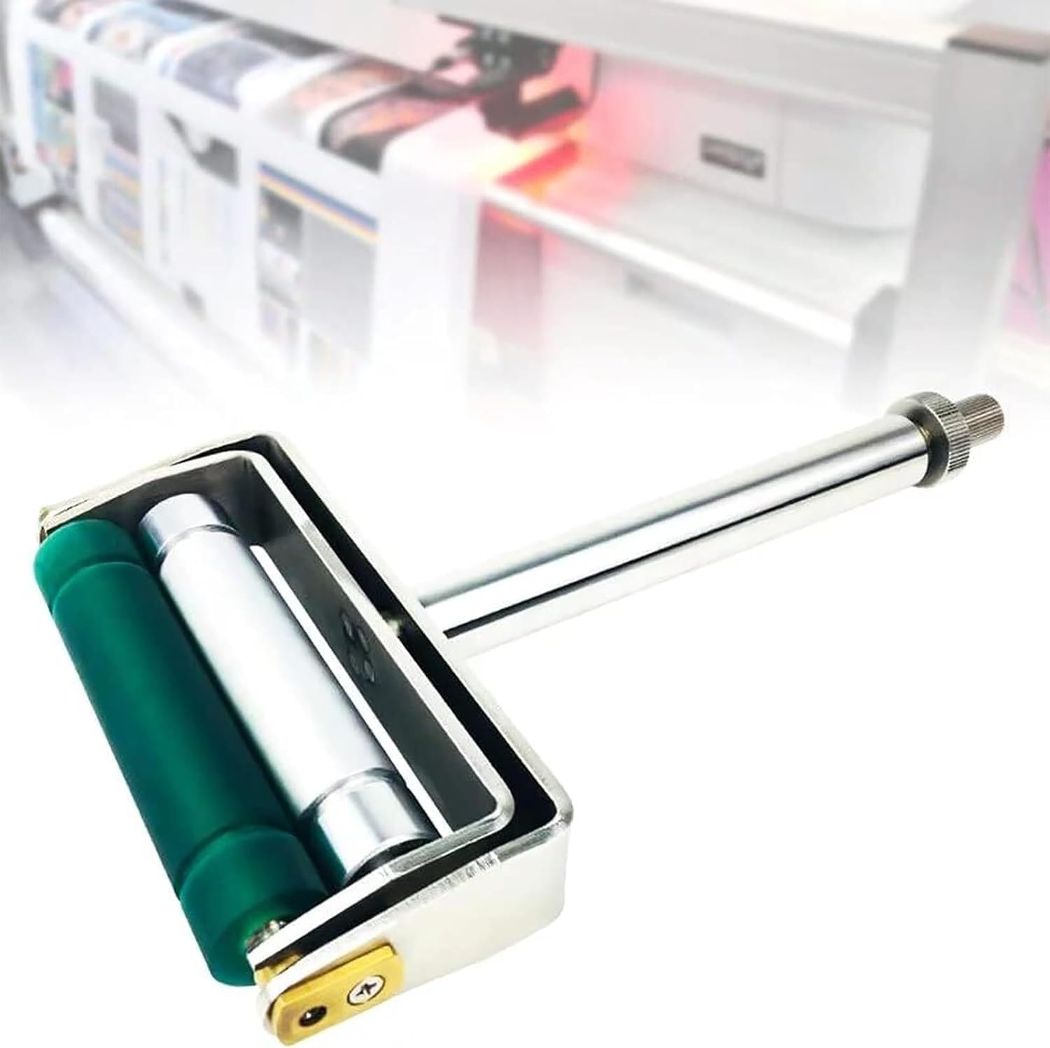 Anilox Roll Manual Ink Proofer, 70mm Print Width, Hand Proofing Ink Instrument Tool for Gravure Flexgraphic and Coating Industrial Machinery and Equipment,60 Lines/Lpi