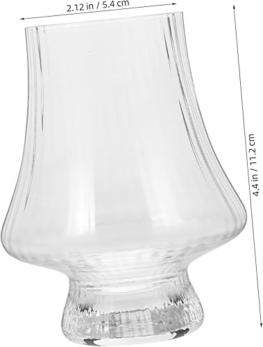 Miniatura 2 de Taza de seta acanalada cristalería estilo bohemio Vintage Seta Copa de whisky Vidrio helado para bares