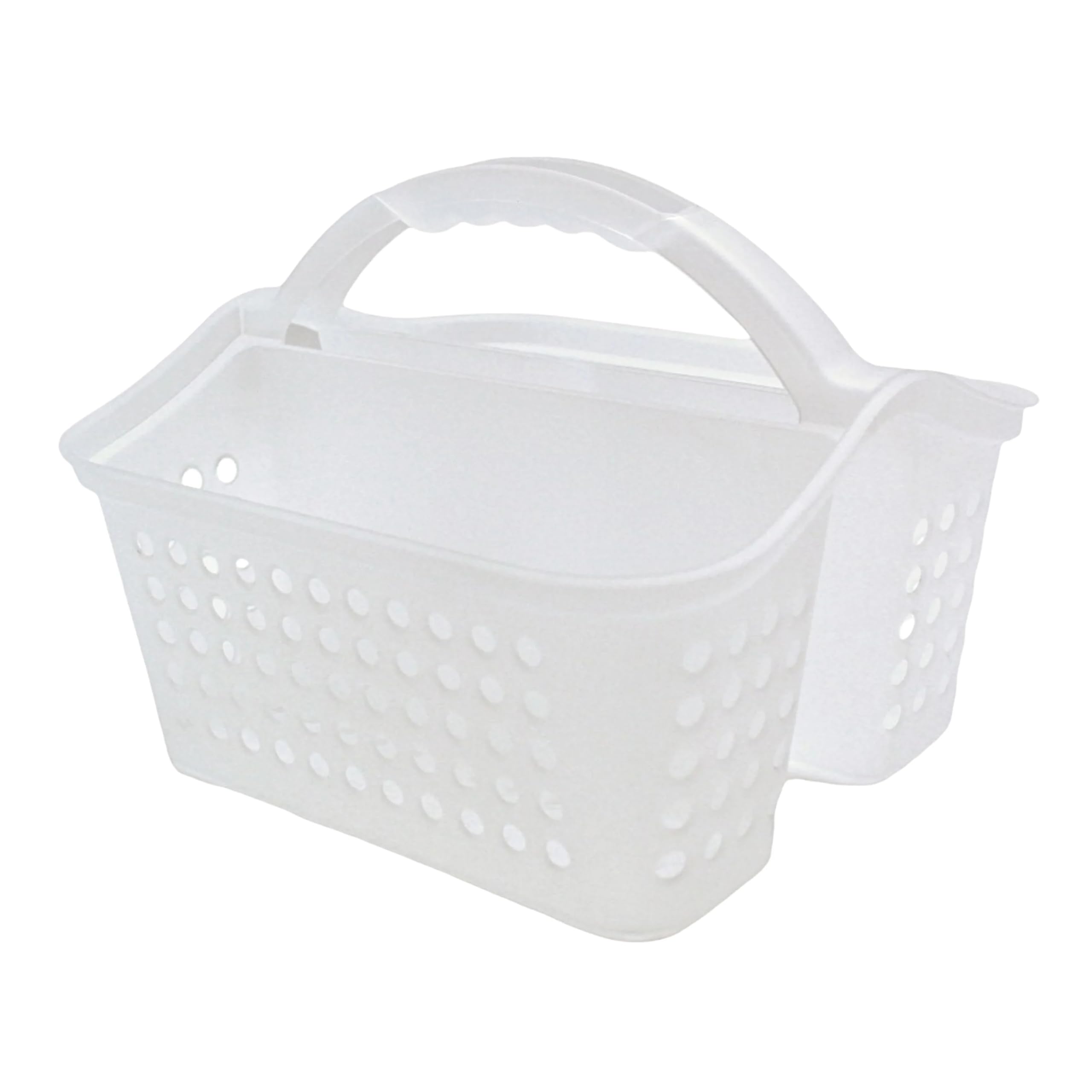 FCVRSDX Shower Caddy Portable and Cleaning Caddy Organizer for Bathroom Kitchen Toiletries Storage Caddy organizer with handle White