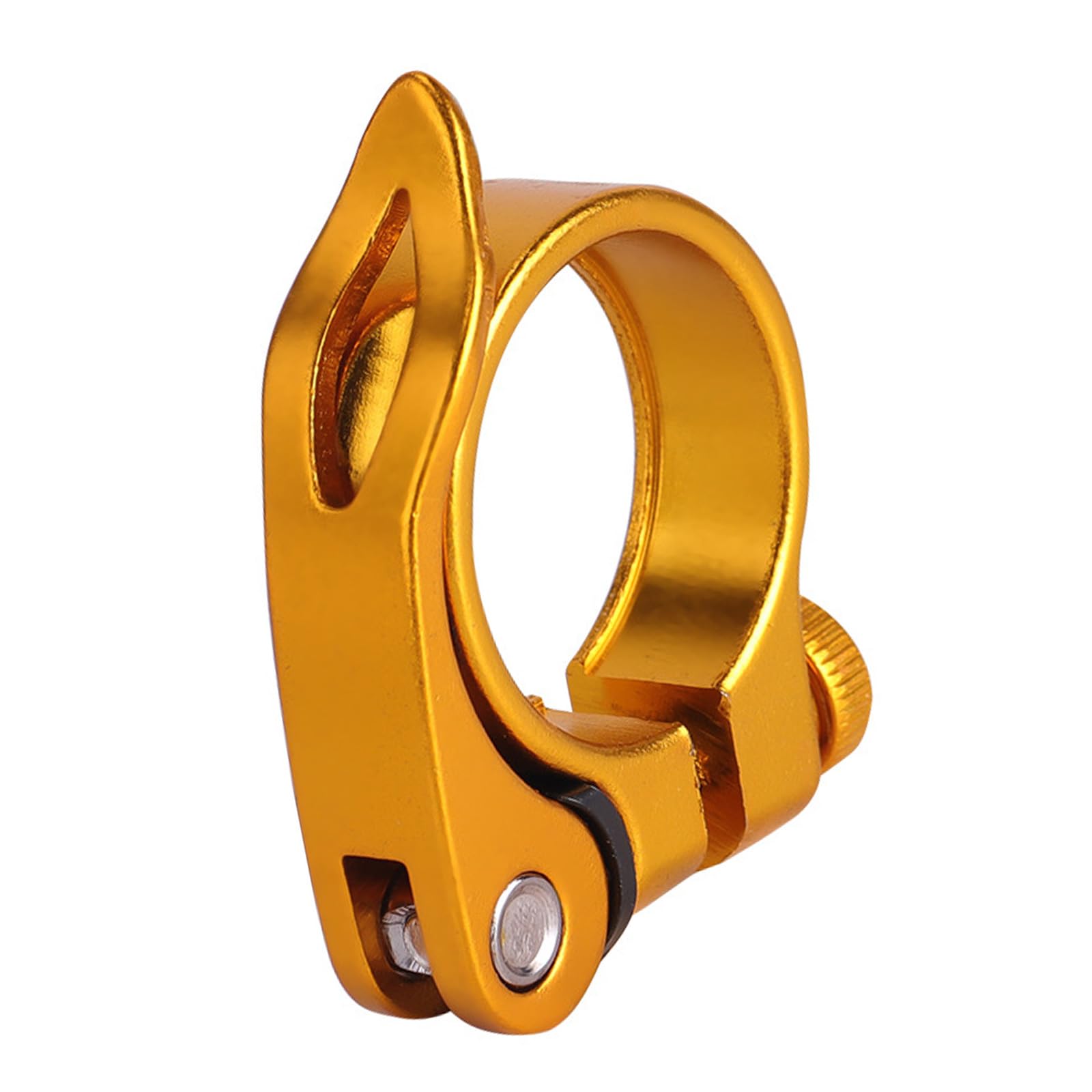 Aluminum Alloys 34.9mm Seat Tube Clamp Replacement Bicycles Seatpost Clamp Quickly Release Seatpost Collar Enduring Road Bike Seat Tube Clip Bike Saddles Clamps