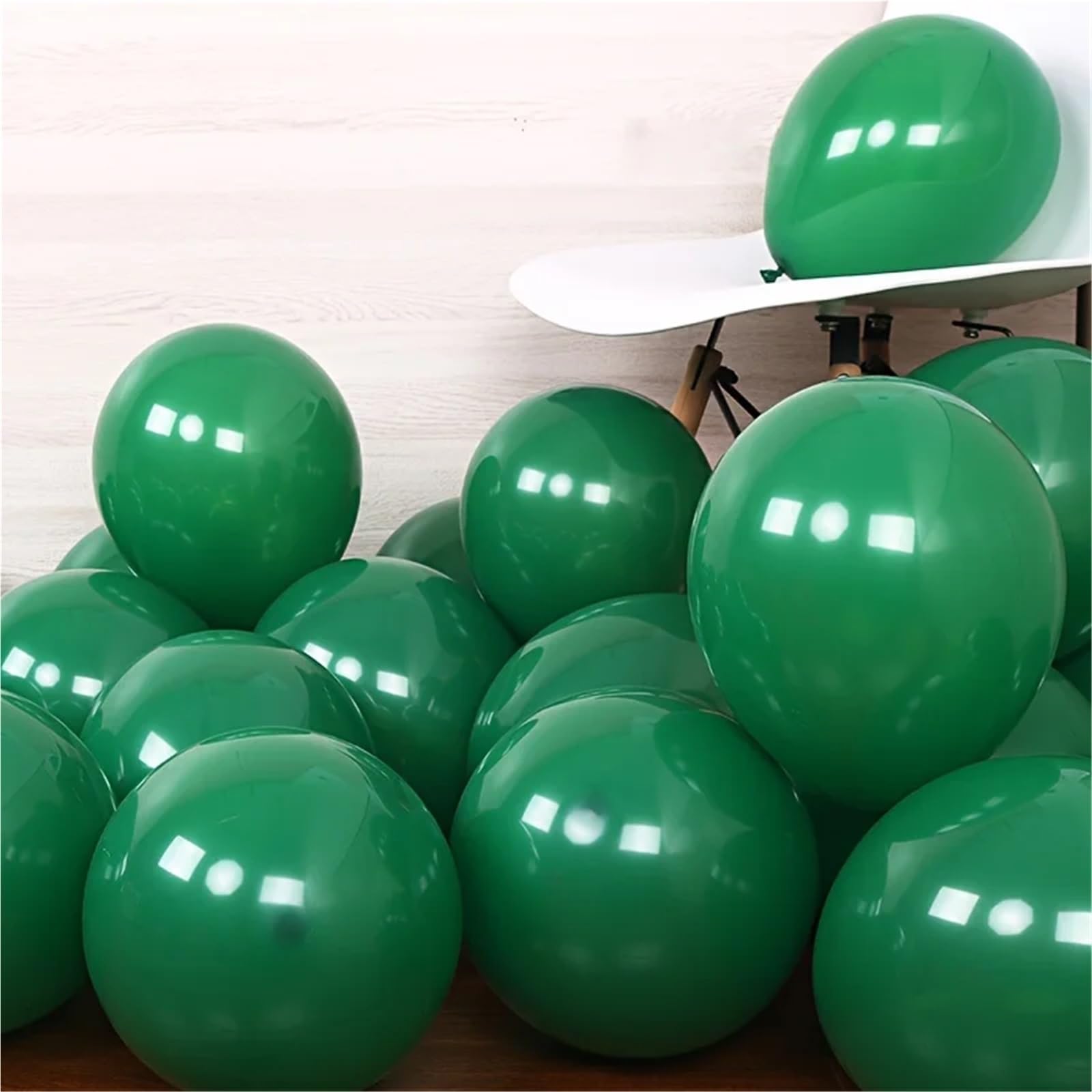 128 Uds. Globos temáticos de fútbol Kit arco guirnalda verde blanco negro, globo decoración Fiesta Temática deportiva cumpleaños for niños para Fiestas