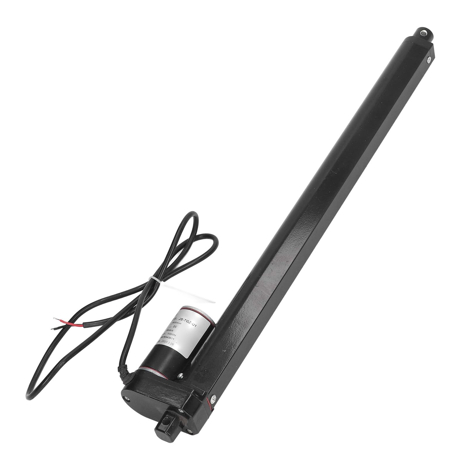 Actuador Eléctrico, IP65 A Prueba de Agua 24V Motor Actuador Eléctrico Bajo Ruido 400 Mm Aleación de Aluminio Negro para Barra de Elevación (#1)
