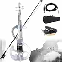 クリスタル バイオリン Amazon | バイオリン 楽器 4/4 クリスタルクリア発光